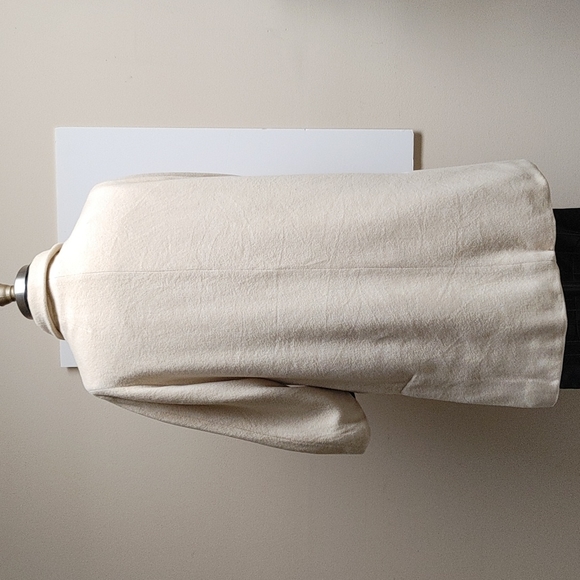 VTG 100% Cashmere Ivory Coat 4/6 - Picture 6 of 16